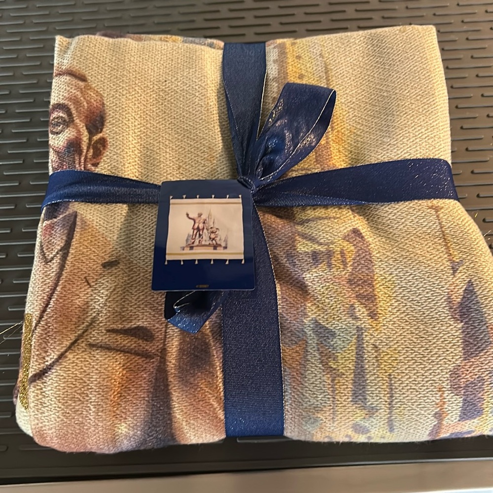 NWT Walt Disney World 50th Anniversary Throw Blanket, Limited Edition